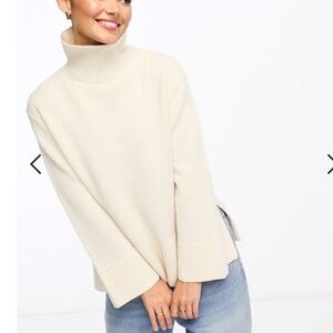 & Other Stories wool high neck oversize sweater